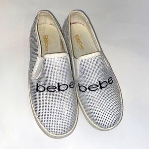 Bebe women shoes size 8.5 sneakers gems rhinestones Y2K